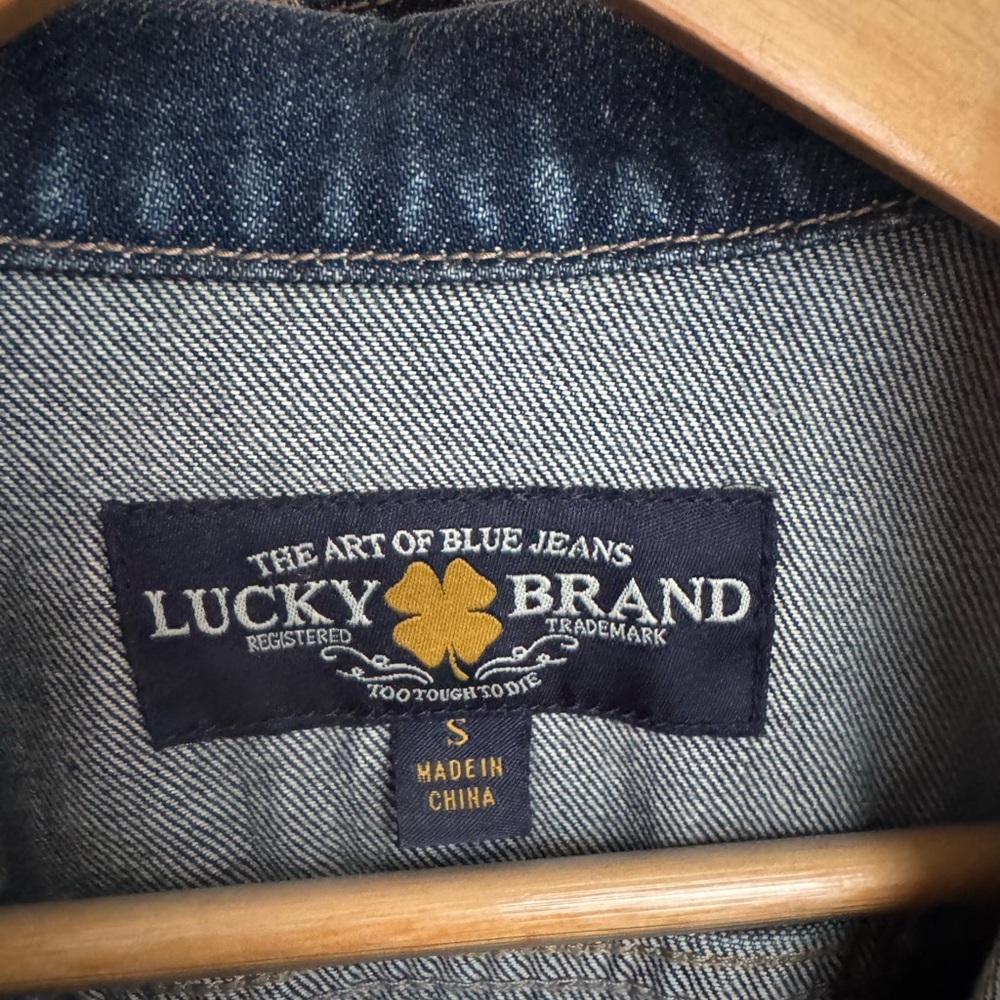 Lucky Brand Blue Denim Jacket - Picture 2 of 7